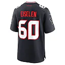 Zennovawear Dieter Eiselen 60 Houston Texans Team Game Men Jersey - Navy
