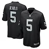 Zennovawear Divine Deablo 5 Las Vegas Raiders Men Game Jersey - Black