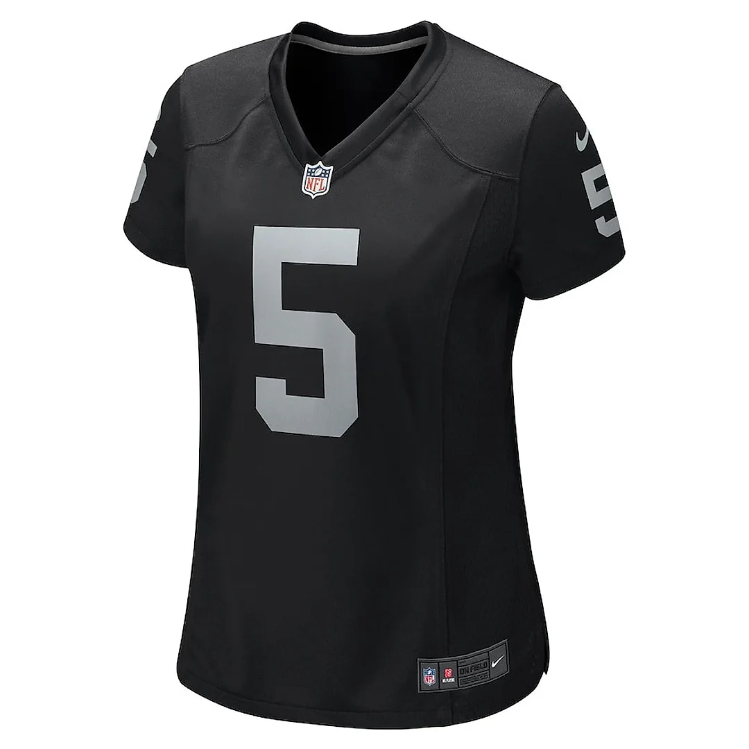 Zennovawear Divine Deablo 5 Las Vegas Raiders Women Game Jersey - Black