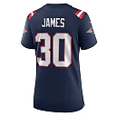 Zennovawear D.J. James 30 New England Patriots Women's Team Game Jersey - Navy