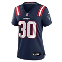 Zennovawear D.J. James 30 New England Patriots Women's Team Game Jersey - Navy