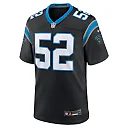 Zennovawear DJ Johnson 52 Carolina Panthers Game Men Jersey - Black