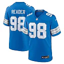 Zennovawear D.J. Reader 98 Detroit Lions Team Game Men Jersey - Blue