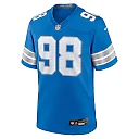 Zennovawear D.J. Reader 98 Detroit Lions Team Game Men Jersey - Blue