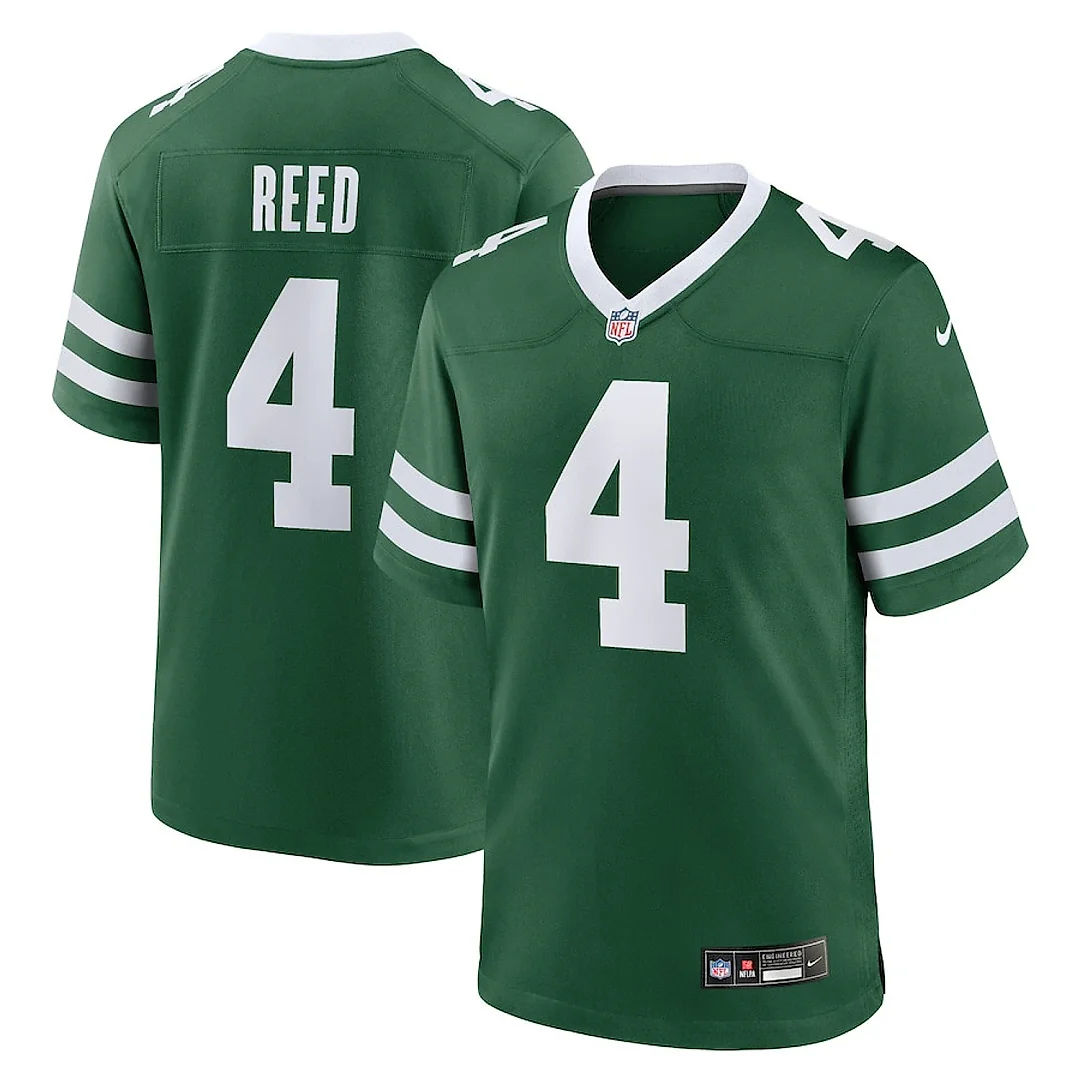 Zennovawear D.J. Reed 4 New York Jets Game Men Jersey - Legacy Green