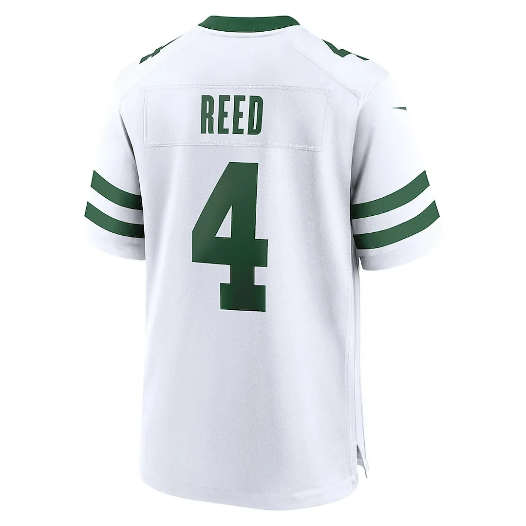 Zennovawear D.J. Reed 4 New York Jets Game Men Jersey - Legacy White