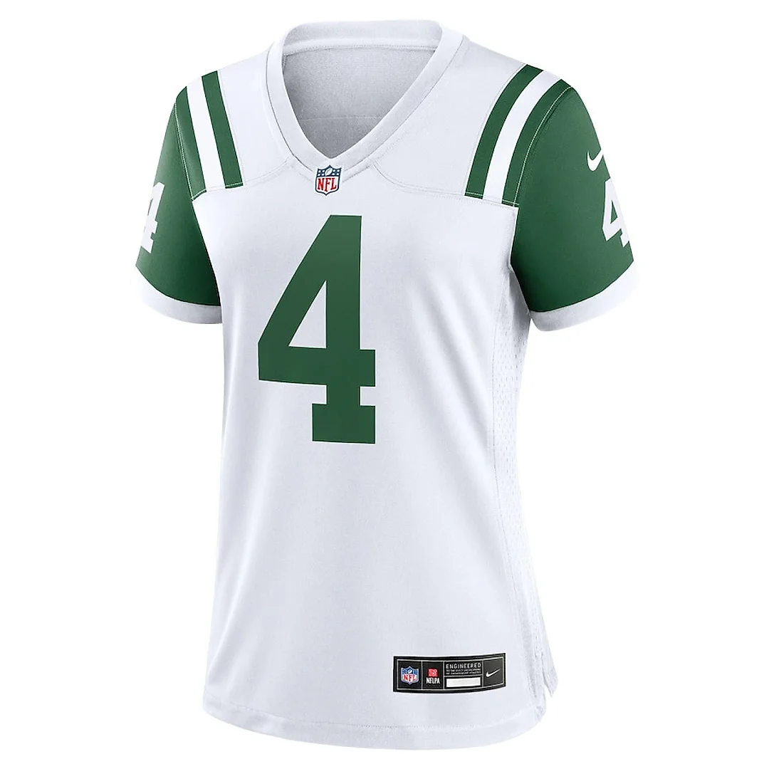 Zennovawear D.J. Reed 4 New York Jets Women's Classic Alternate Game Jersey - White