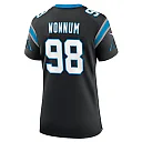 Zennovawear D.J. Wonnum 98 Carolina Panthers Women's Game Jersey - Black
