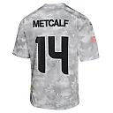 Zennovawear DK Metcalf 14 Seattle Seahawks 2024 Salute to Service Game YOUTH Jersey - Arctic Camo