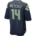 Zennovawear DK Metcalf 14 Seattle Seahawks Men Game Jersey - College Navy