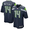 Zennovawear DK Metcalf 14 Seattle Seahawks Men Game Jersey - College Navy