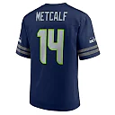 Zennovawear DK Metcalf 14 Seattle Seahawks Men Jersey - College Navy