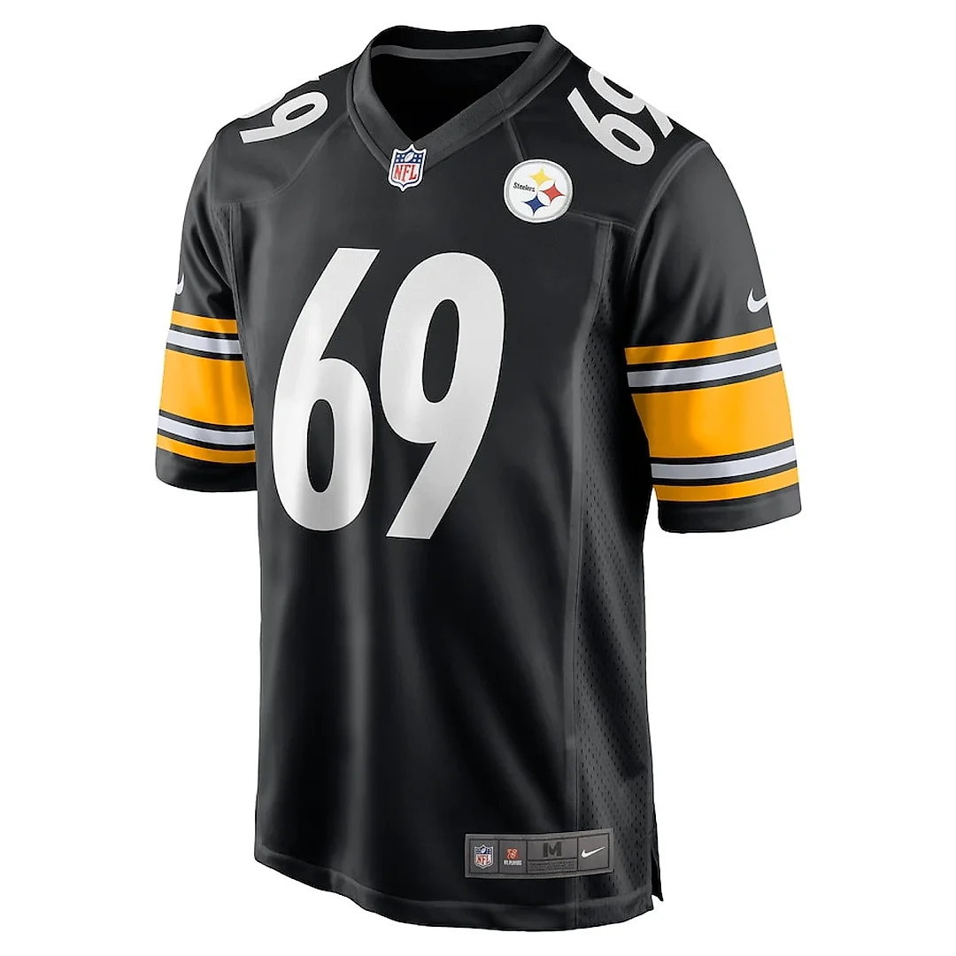 Zennovawear Domenique Davis 69 Pittsburgh Steelers Game Men Jersey - Black