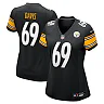 Zennovawear Domenique Davis 69 Pittsburgh Steelers Women's Game Jersey - Black