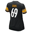 Zennovawear Domenique Davis 69 Pittsburgh Steelers Women's Game Jersey - Black