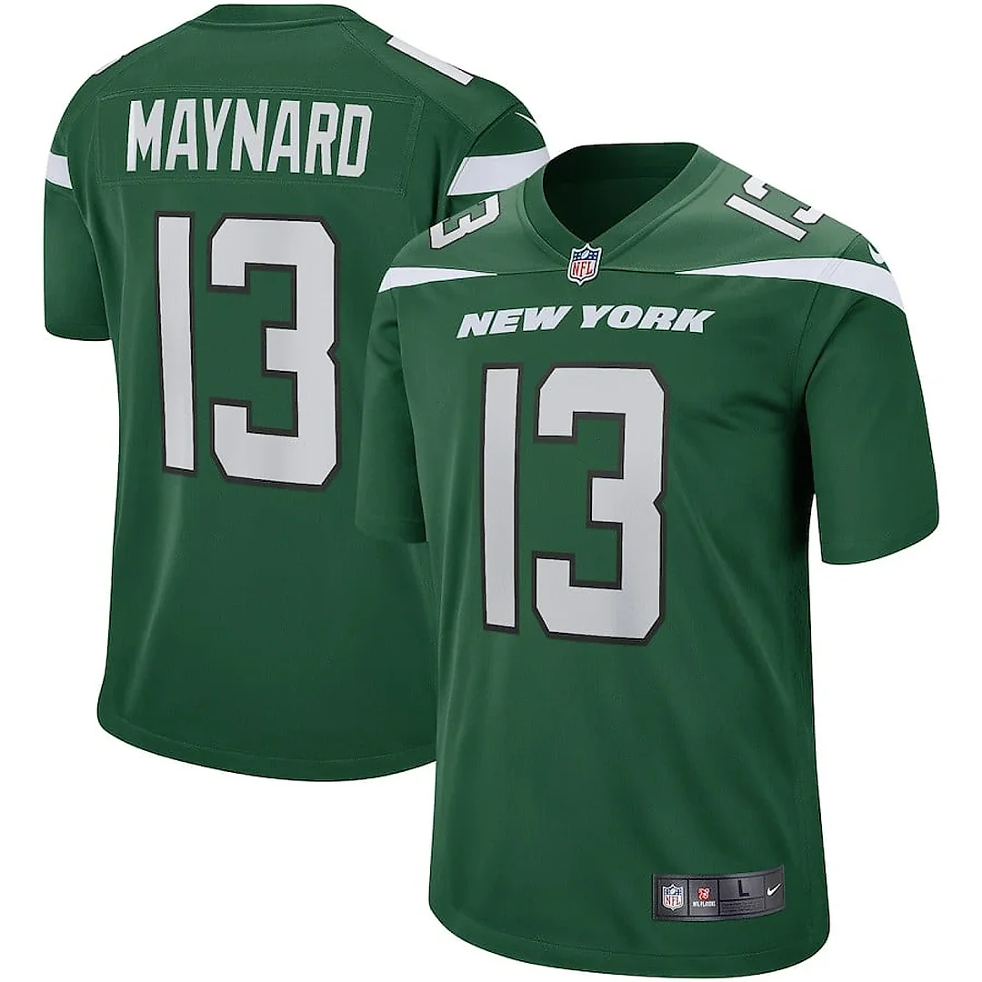 Zennovawear Don Maynard 13 New York Jets Men Game Retired Jersey - Gotham Green