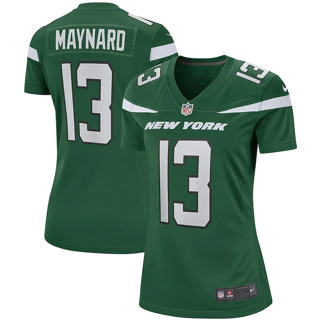 Zennovawear Don Maynard 13 New York Jets Women Game Retired Jersey - Gotham Green