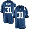 Zennovawear Donald Brown 31 Indianapolis Colts YOUTH Team Color Game Jersey