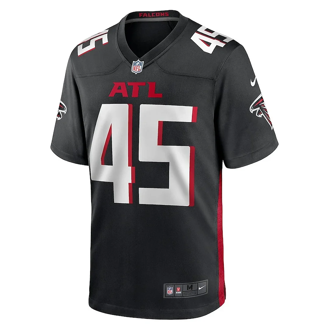 Zennovawear Donavan Mutin 45 Atlanta Falcons Game Men Jersey - Black