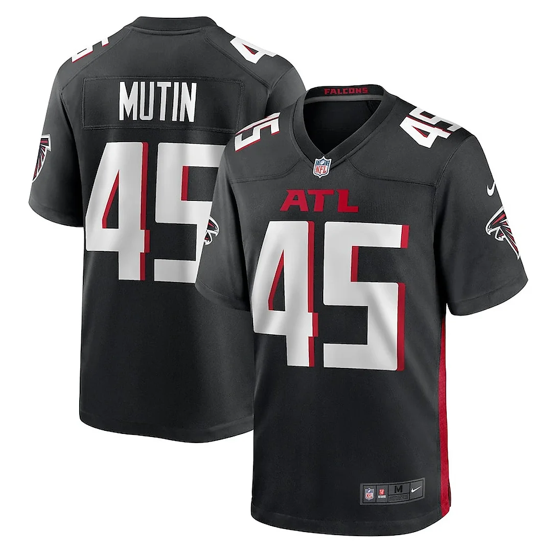 Zennovawear Donavan Mutin 45 Atlanta Falcons Game Men Jersey - Black