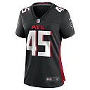 Zennovawear Donavan Mutin 45 Atlanta Falcons Game Women Jersey - Black