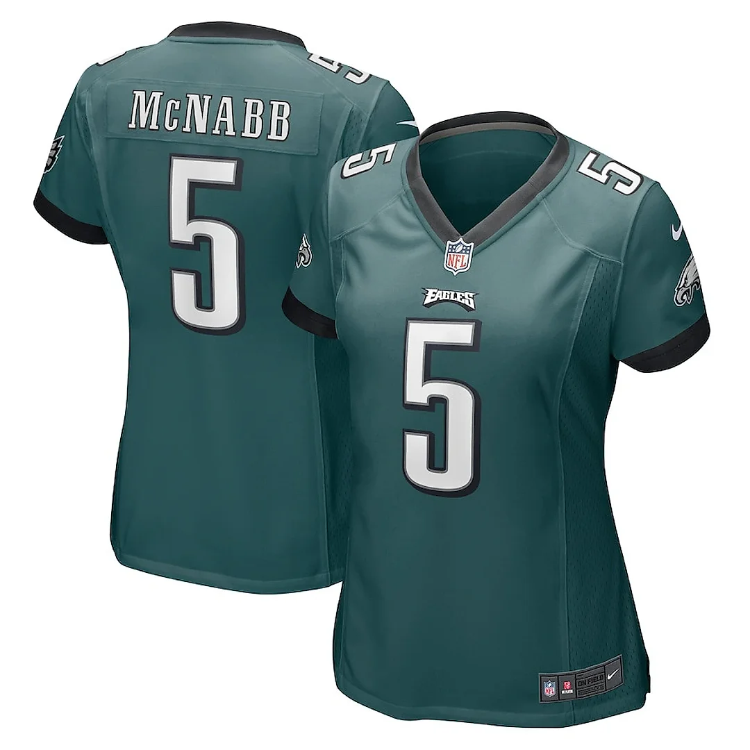 Zennovawear Donovan McNabb 5 Philadelphia Eagles Women Retired Jersey - Midnight Green