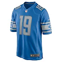 Zennovawear Donovan Peoples-Jones 19 Detroit Lions Game Men Jersey - Blue