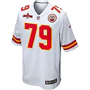 Zennovawear Donovan Smith 79 Kansas City Chiefs AFC Champions Patch Game Men Jersey - White