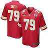 Zennovawear Donovan Smith 79 Kansas City Chiefs AFC Champions Patch Game Men Jersey - Red