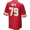 Zennovawear Donovan Smith 79 Kansas City Chiefs AFC Champions Patch Game Men Jersey - Red