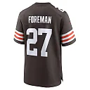 Zennovawear D'Onta Foreman 27 Cleveland Browns Team Game Men Jersey - Brown