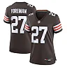 Zennovawear D'Onta Foreman 27 Cleveland Browns Women's Game Jersey - Brown