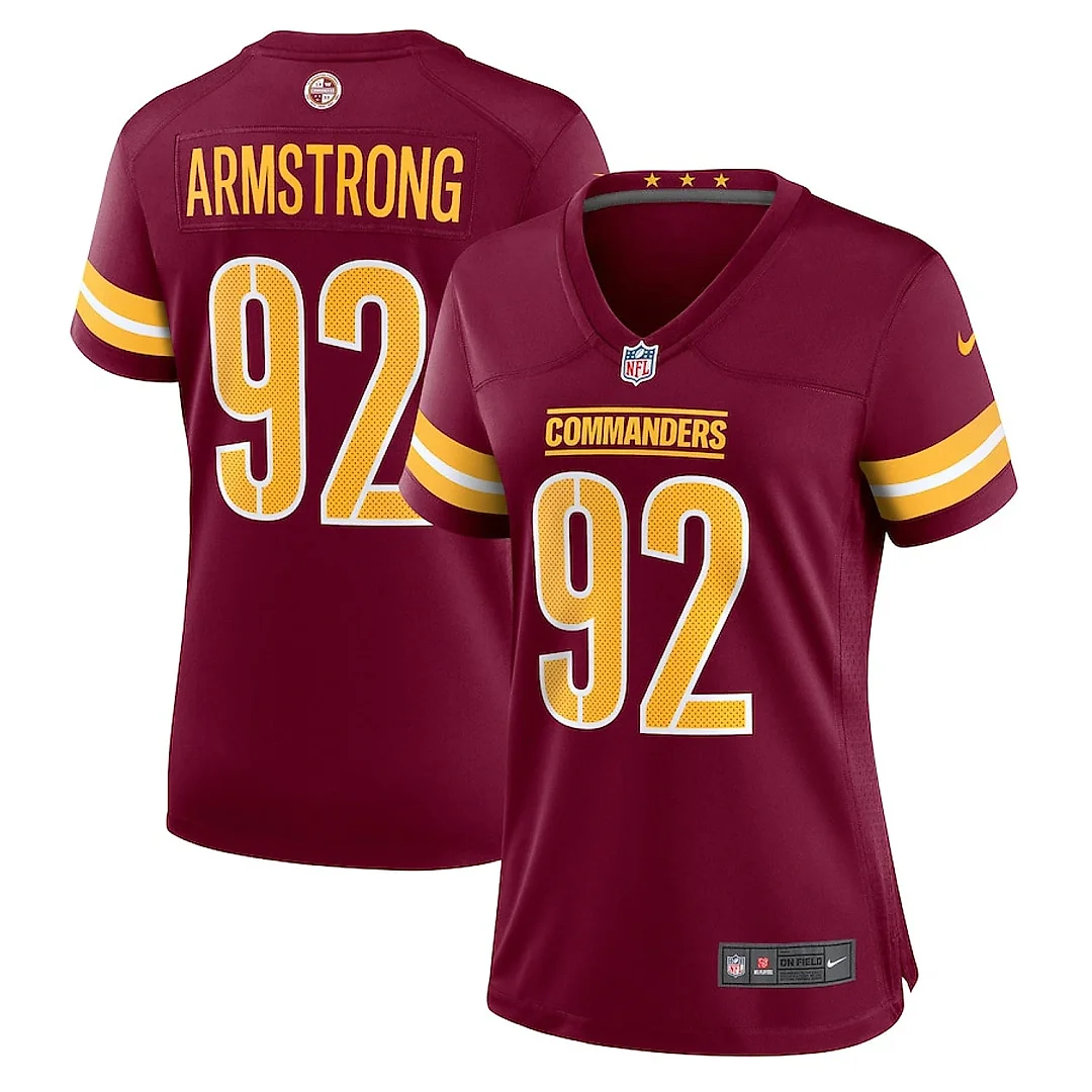 Zennovawear Dorance Armstrong 92 Washington Commanders Women's Game Jersey - Burgundy