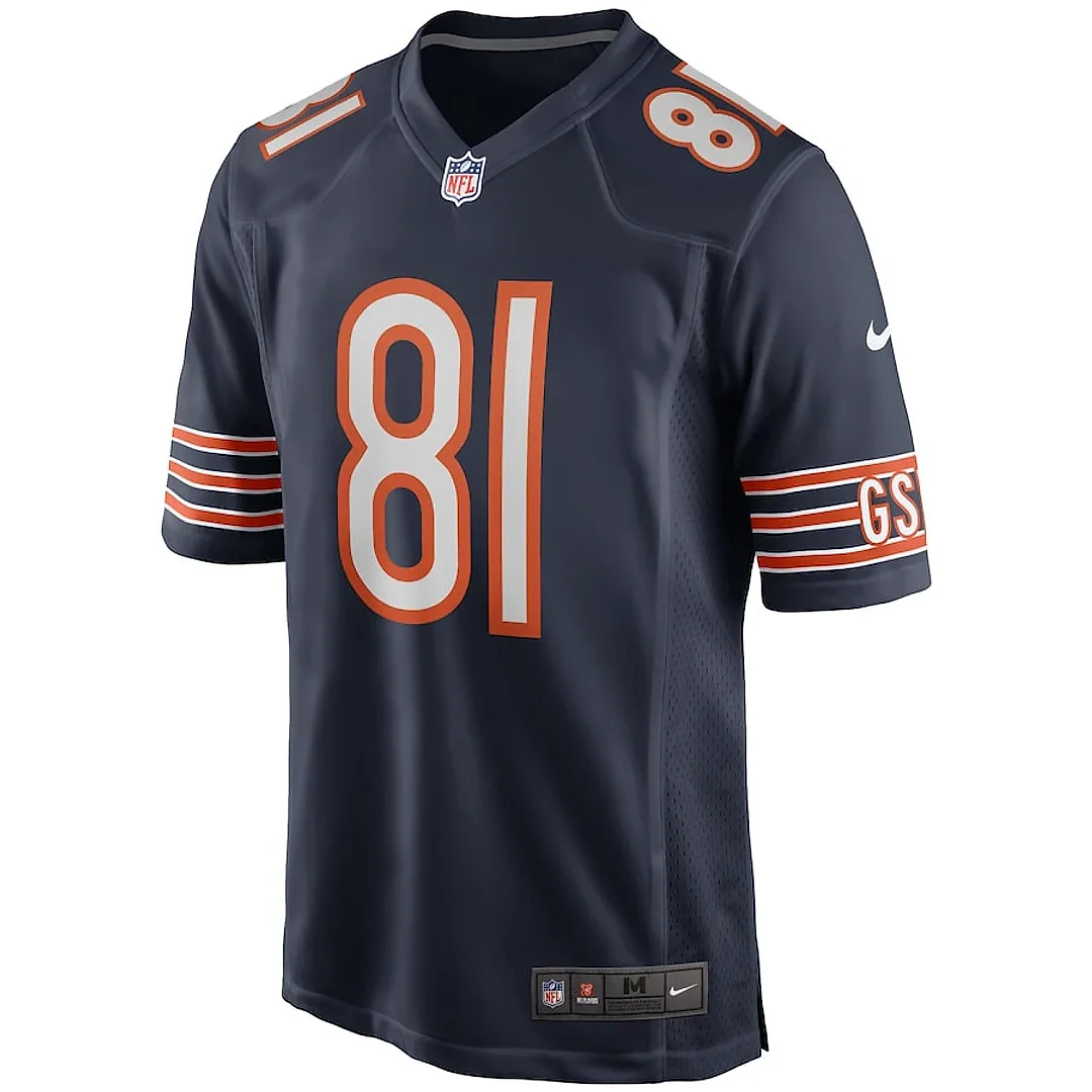 Zennovawear Doug Atkins 81 Chicago Bears Men Game Retired Jersey - Navy
