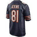 Zennovawear Doug Atkins 81 Chicago Bears Men Game Retired Jersey - Navy