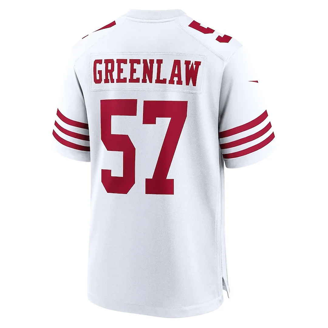 Zennovawear Dre Greenlaw 57 San Francisco 49ers Game Men Jersey - White
