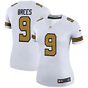 Zennovawear Drew Brees 9 New Orleans Saints Women Color Rush Legend Jersey - White