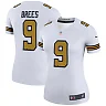 Zennovawear Drew Brees 9 New Orleans Saints Women Color Rush Legend Jersey - White
