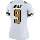 Zennovawear Drew Brees 9 New Orleans Saints Women Color Rush Legend Jersey - White
