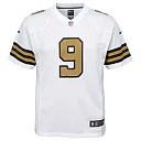 Zennovawear Drew Brees 9 New Orleans Saints YOUTH Color Rush Game Jersey - White