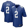 Zennovawear Drew Lock 2 New York Giants Team Game Men Jersey - Royal