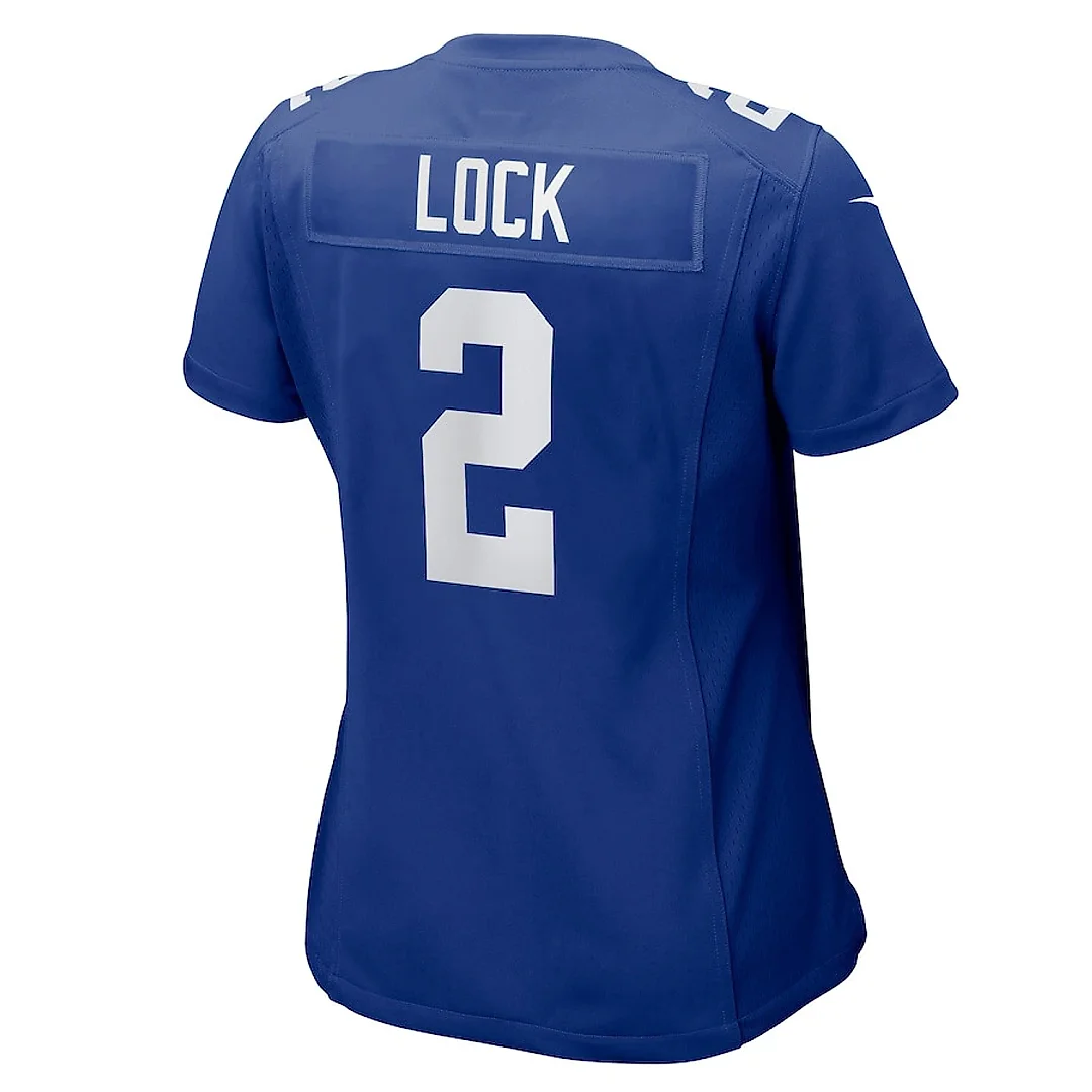 Zennovawear Drew Lock 2 New York Giants Women's Game Jersey - Royal