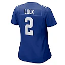 Zennovawear Drew Lock 2 New York Giants Women's Game Jersey - Royal