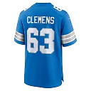 Zennovawear Duke Clemens 63 Detroit Lions Game Men Jersey - Blue