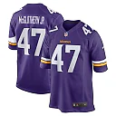 Zennovawear Dwight McGlothern Jr. 47 Minnesota Vikings Game Men Jersey - Purple