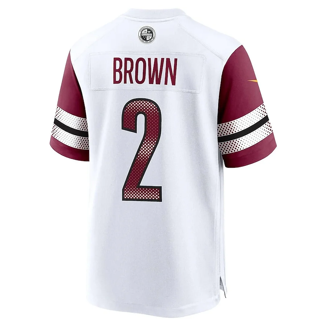 Zennovawear Dyami Brown 2 Washington Commanders Game Men Jersey - White