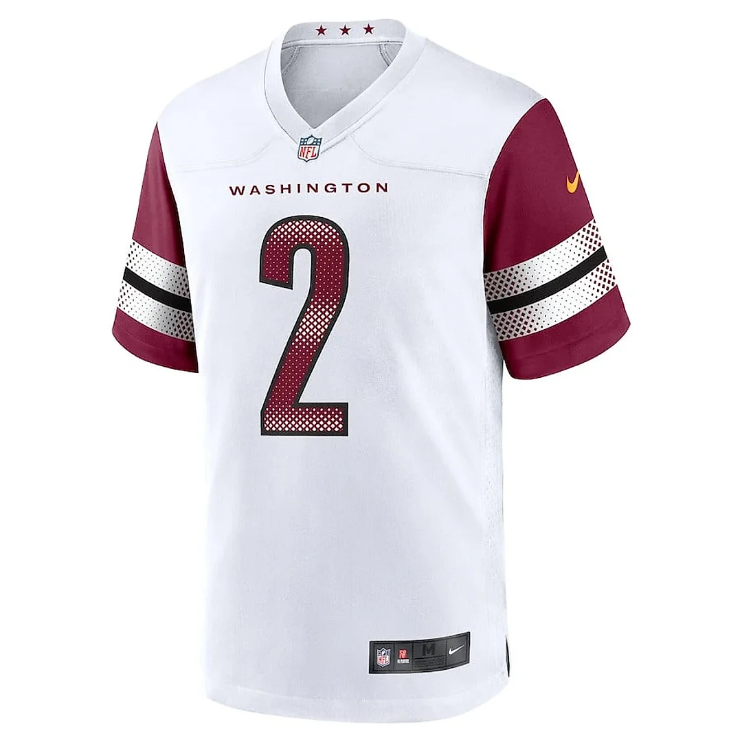 Zennovawear Dyami Brown 2 Washington Commanders Game Men Jersey - White