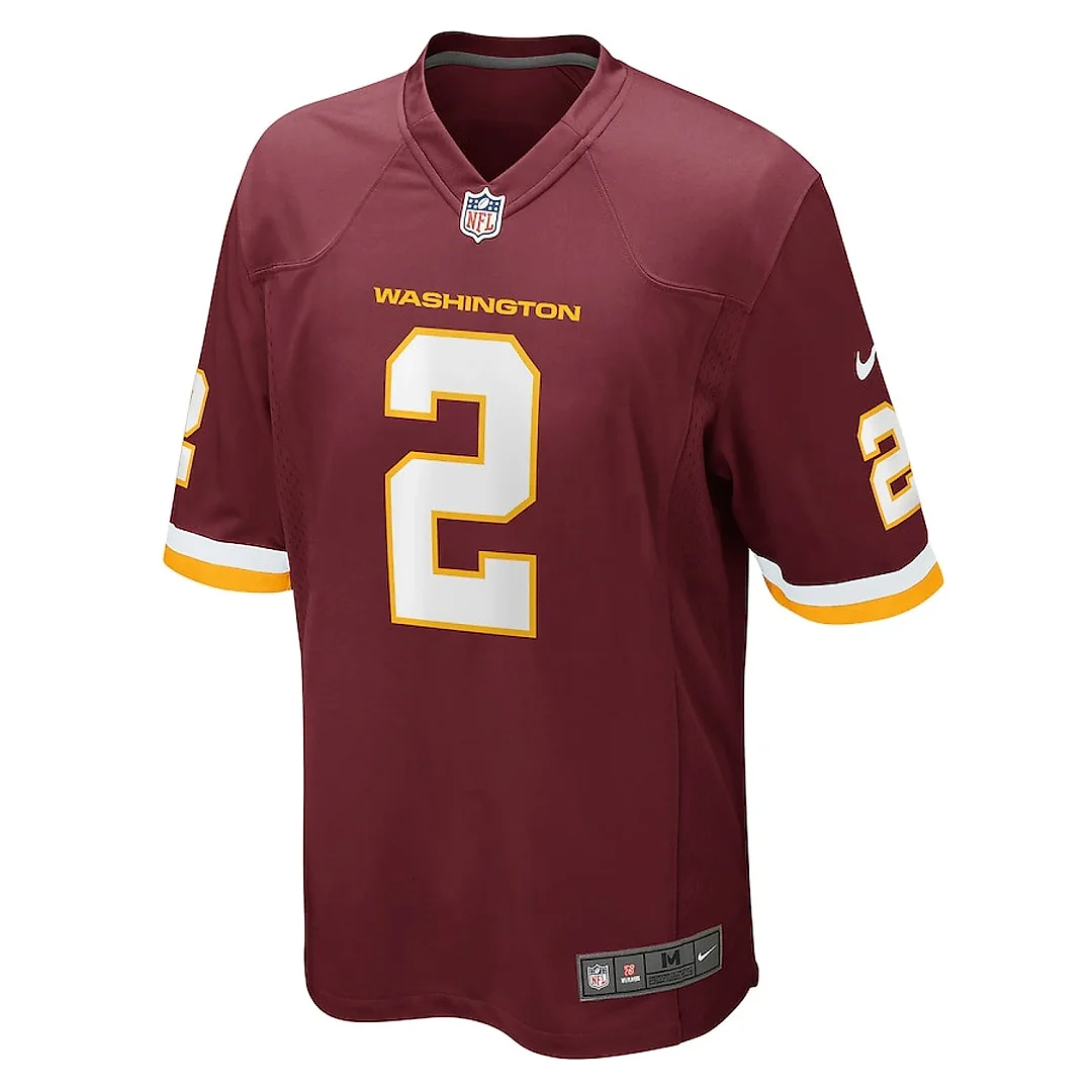 Zennovawear Dyami Brown 2 Washington Football Team Men Game Jersey - Burgundy
