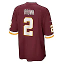 Zennovawear Dyami Brown 2 Washington Football Team Men Game Jersey - Burgundy