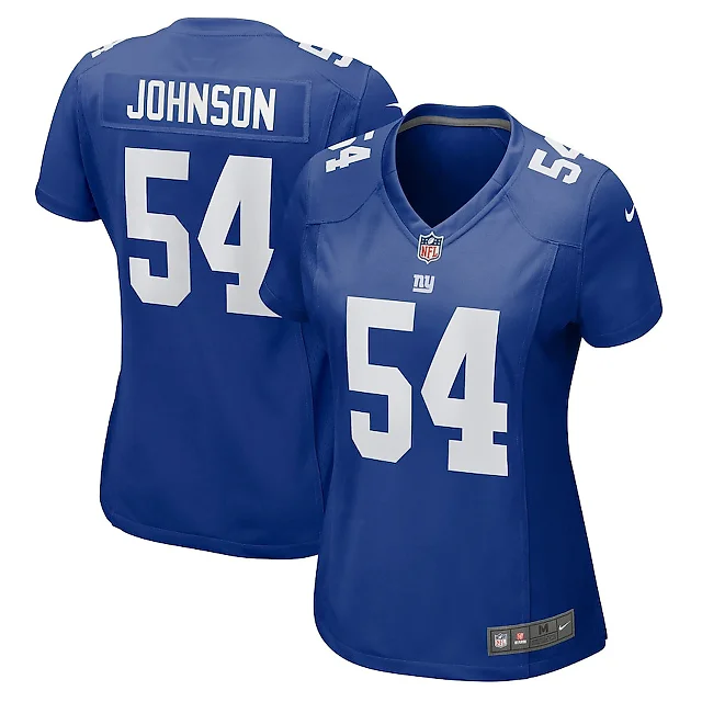 Zennovawear Dyontae Johnson 54 New York Giants Women's Game Jersey - Royal
